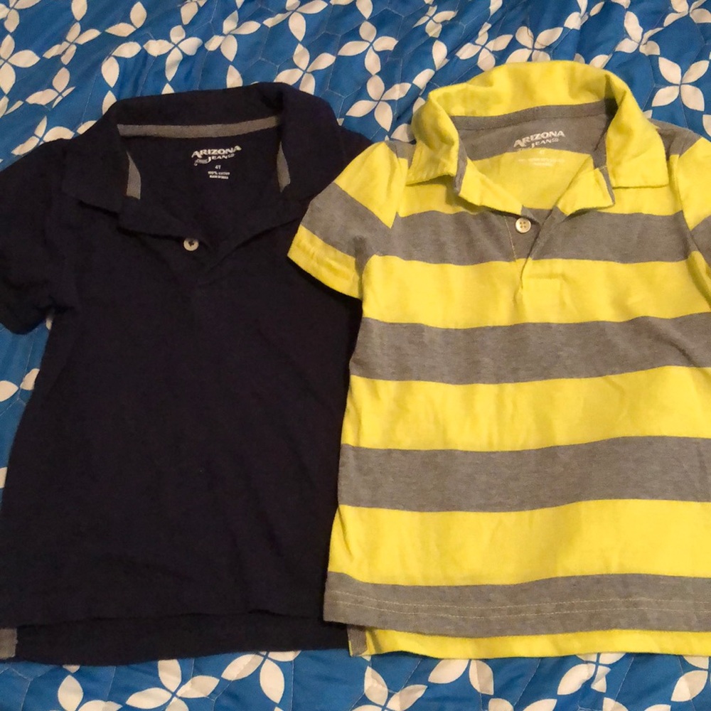 2 size 4t polo shirts
